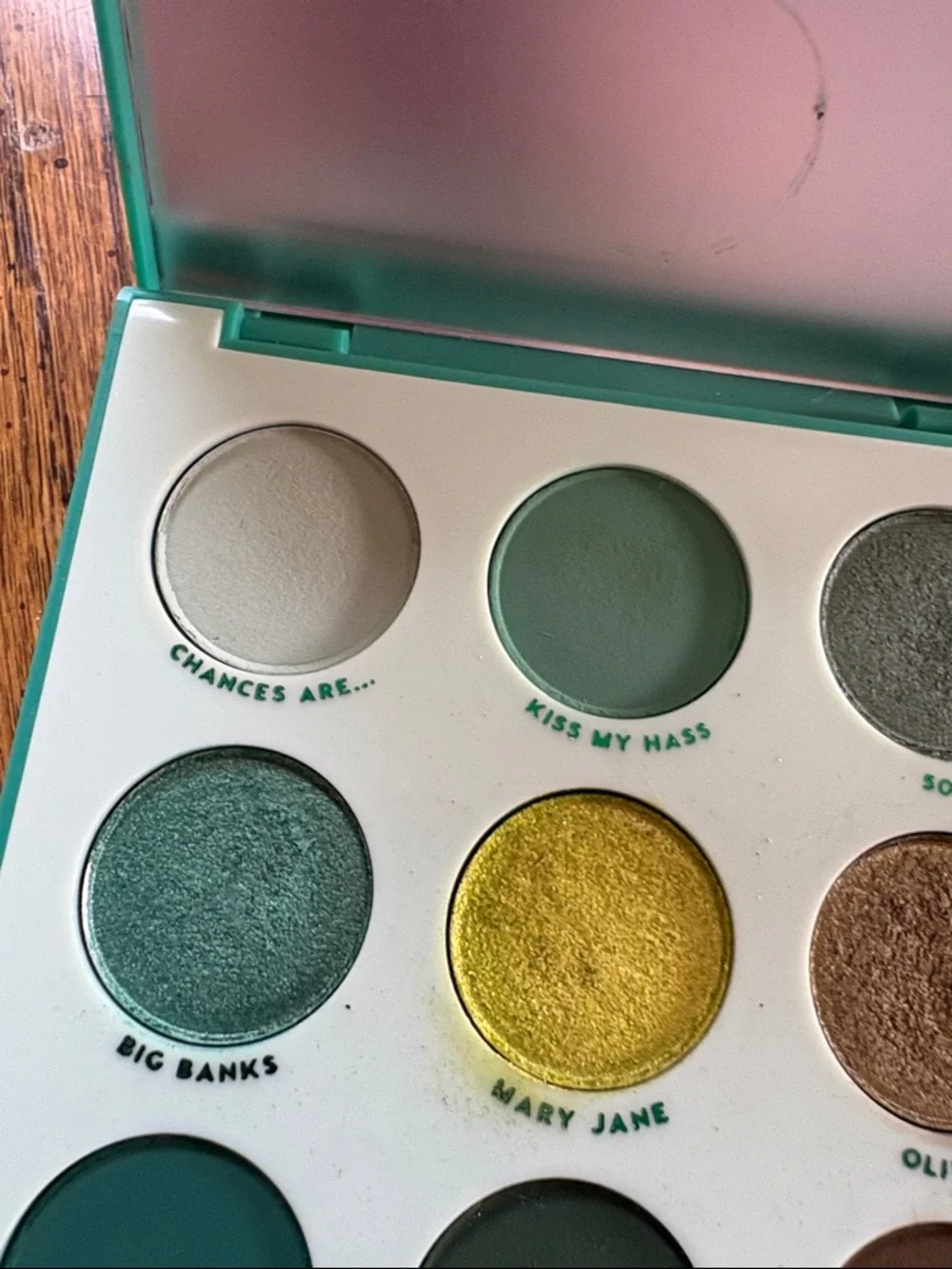 Colourpop Teal Eyeshadow Compact - Picture 5 of 6